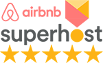 Airbnb Superhost — 5-star rating