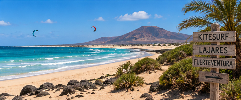 Kitesurf in Fuerteventura near Lajares — photo 5