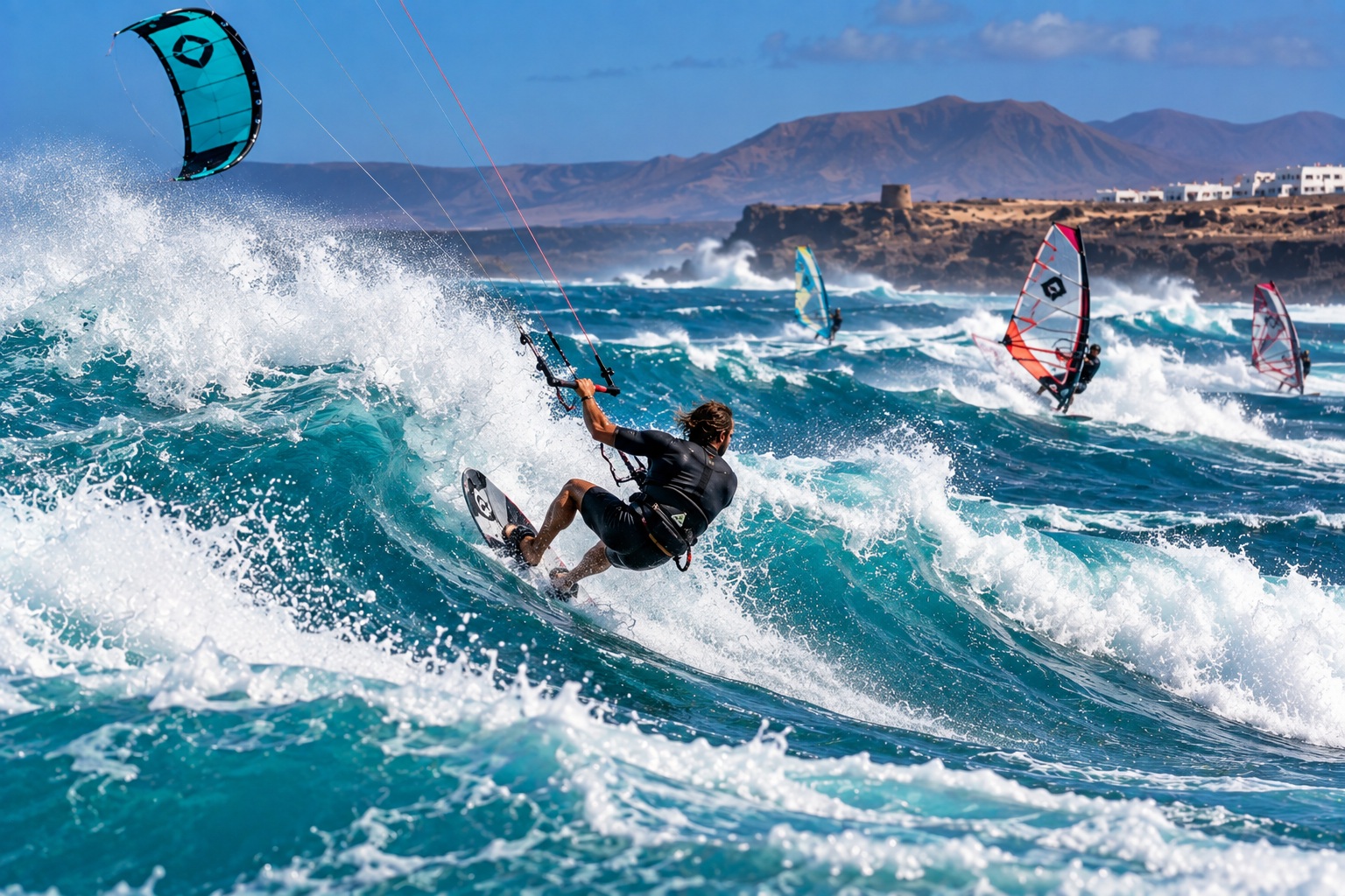 Kitesurf in Fuerteventura near Lajares — photo 7