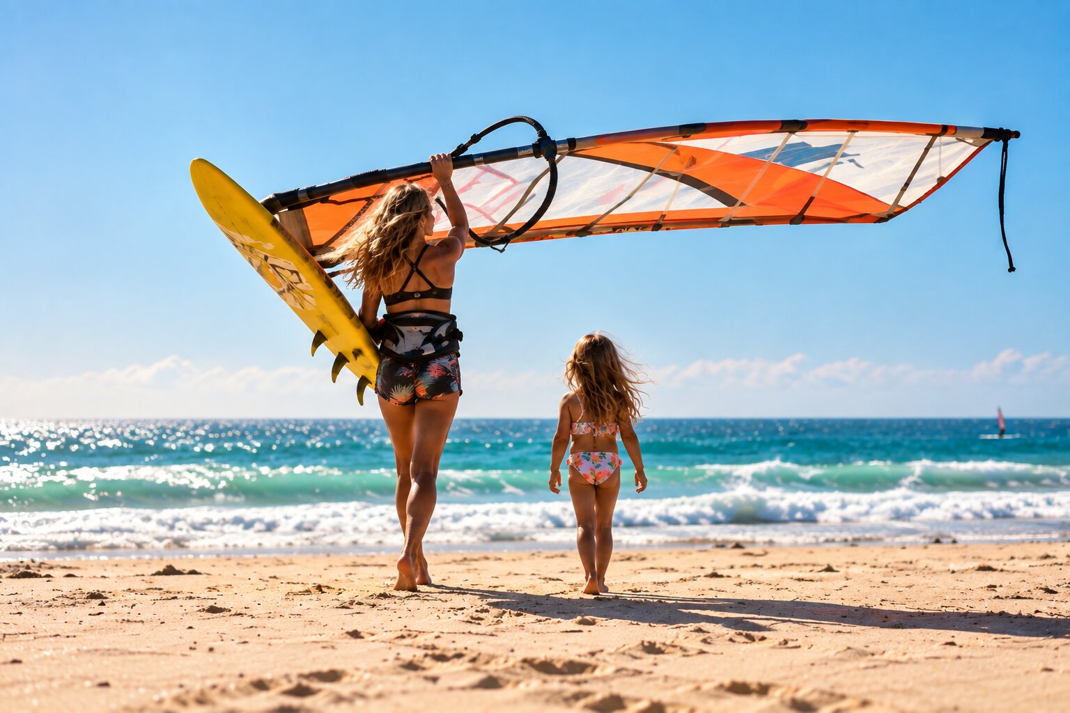 Windsurf session near Lajares