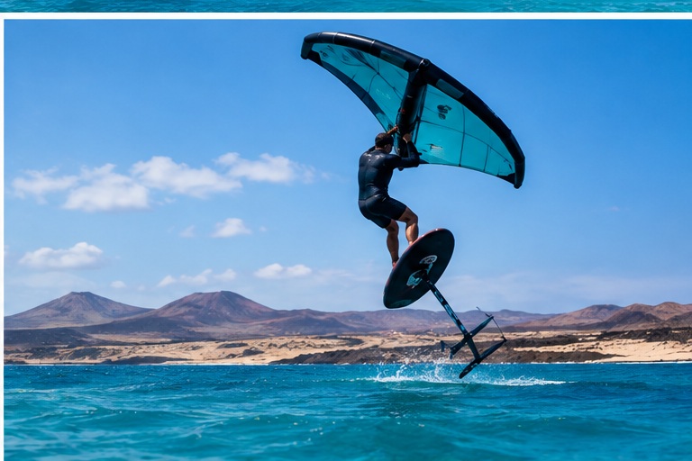 Wingfoil in Fuerteventura near Lajares — photo 3