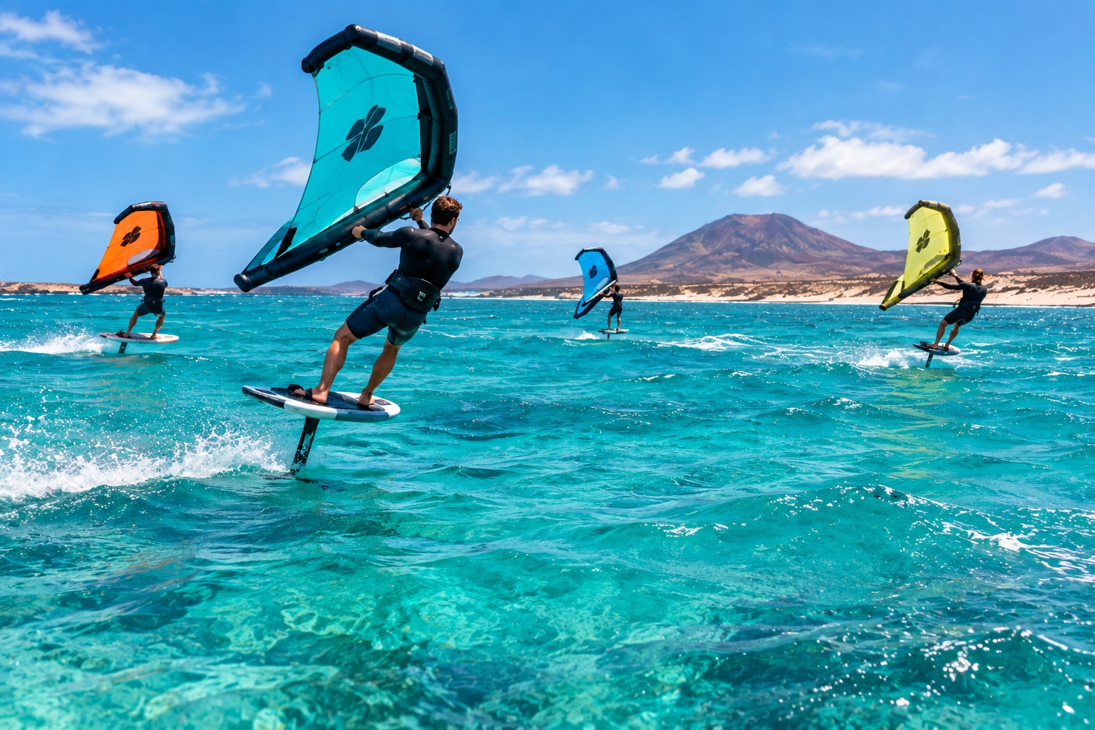 Wingfoil in Fuerteventura near Lajares — photo 6