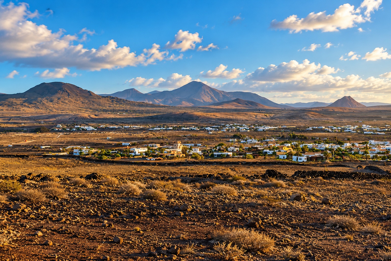 Lajares village in Fuerteventura near Tiki House